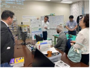 キヤノン電子会長らの訪問