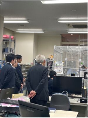 内閣府宇宙審議官らの訪問