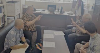 ハワイ郡長 Kimo Alameda氏来訪